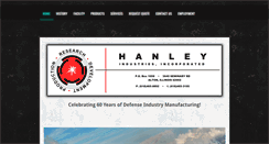 Desktop Screenshot of hanleyindustries.com